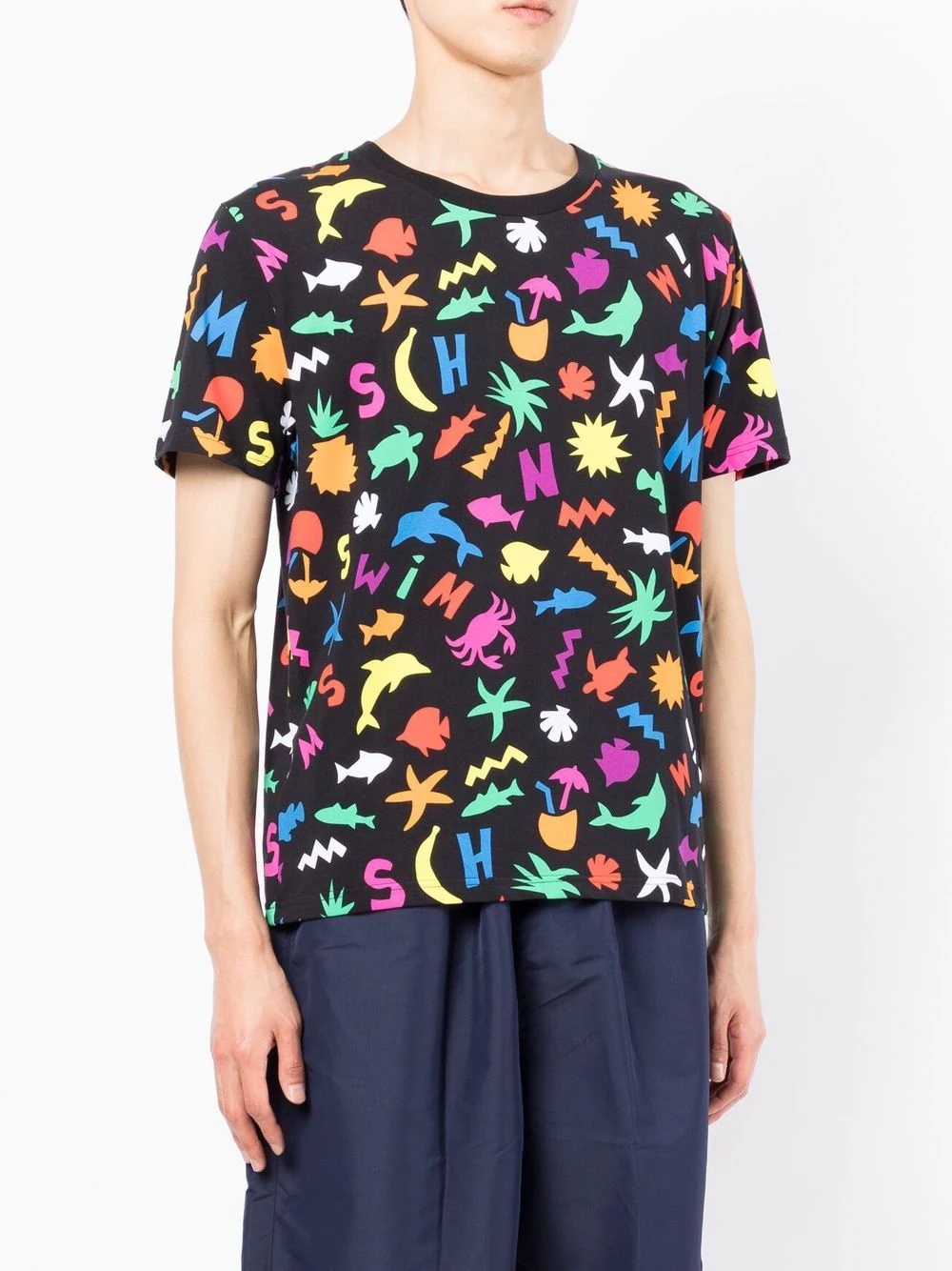 graphic print cotton T-shirt - 3