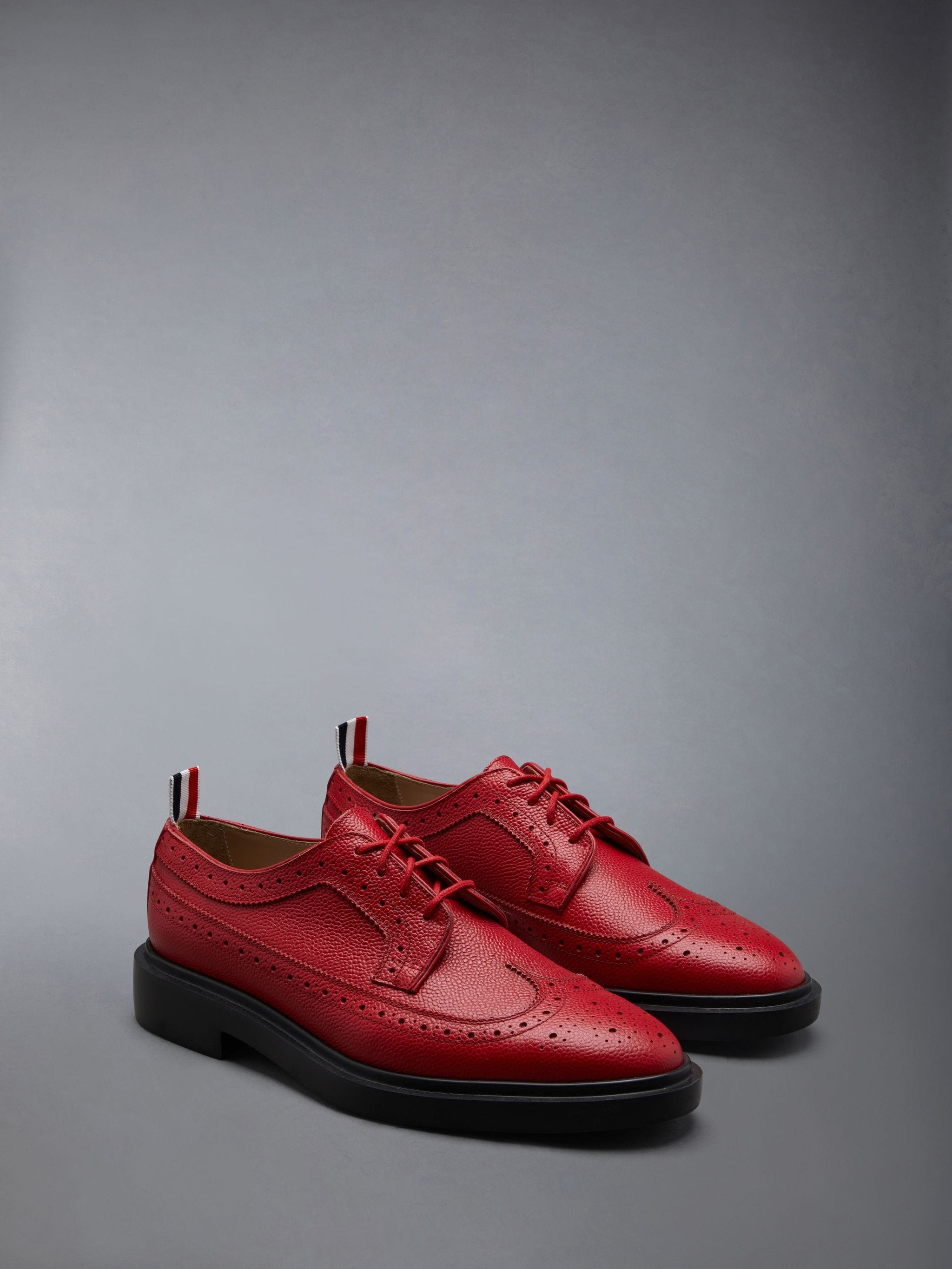 Pebble Grain Leather Longwing Brogue - 3