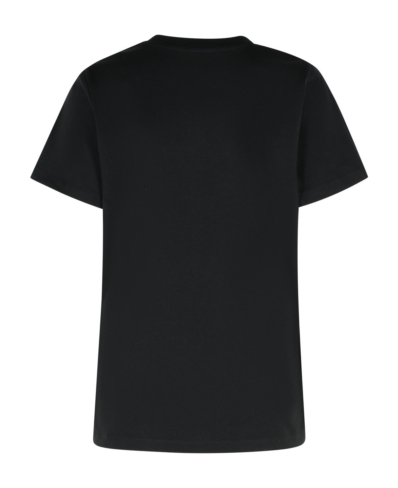 Black Cotton T-shirt - 3