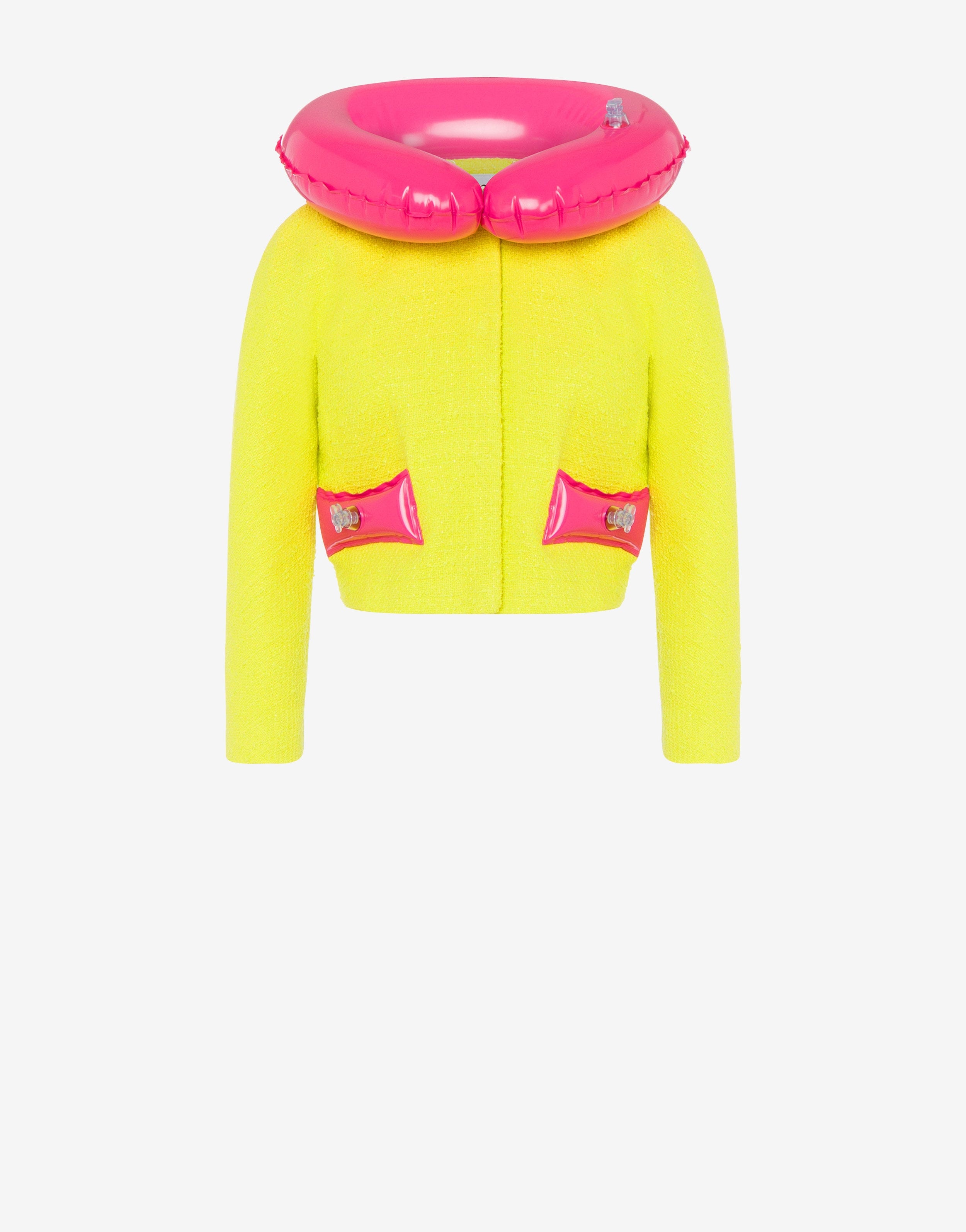 INFLATABLE DETAILS TWEED JACKET - 1