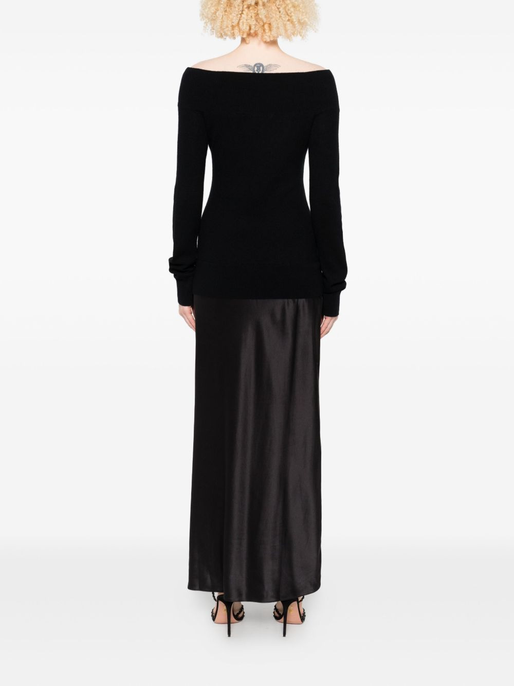 Monument silk cashmere dress - 4