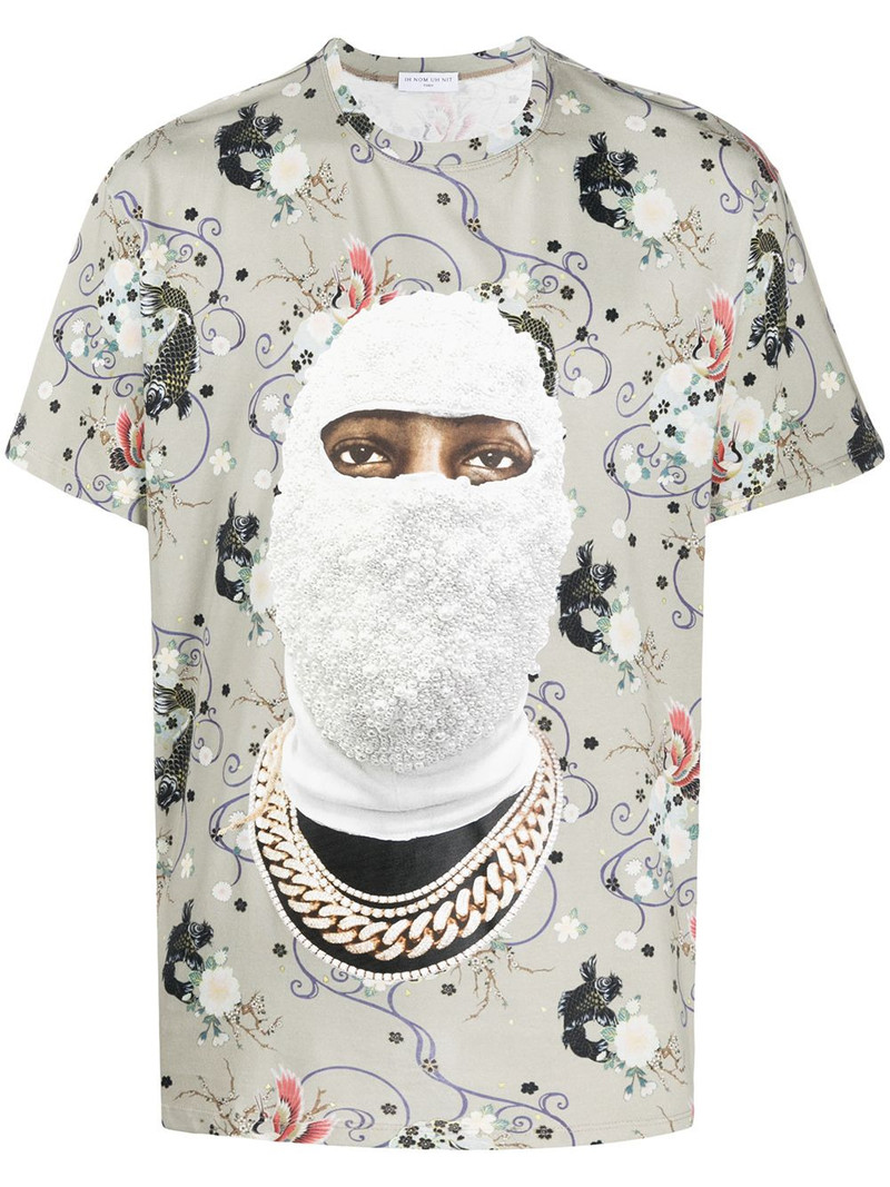 face print T-shirt 1