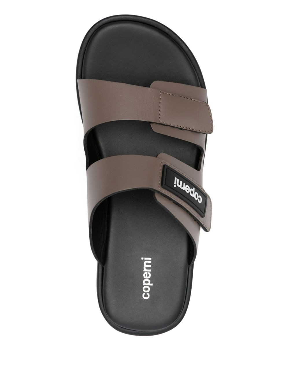 100mm double-strap platform sandals - 4