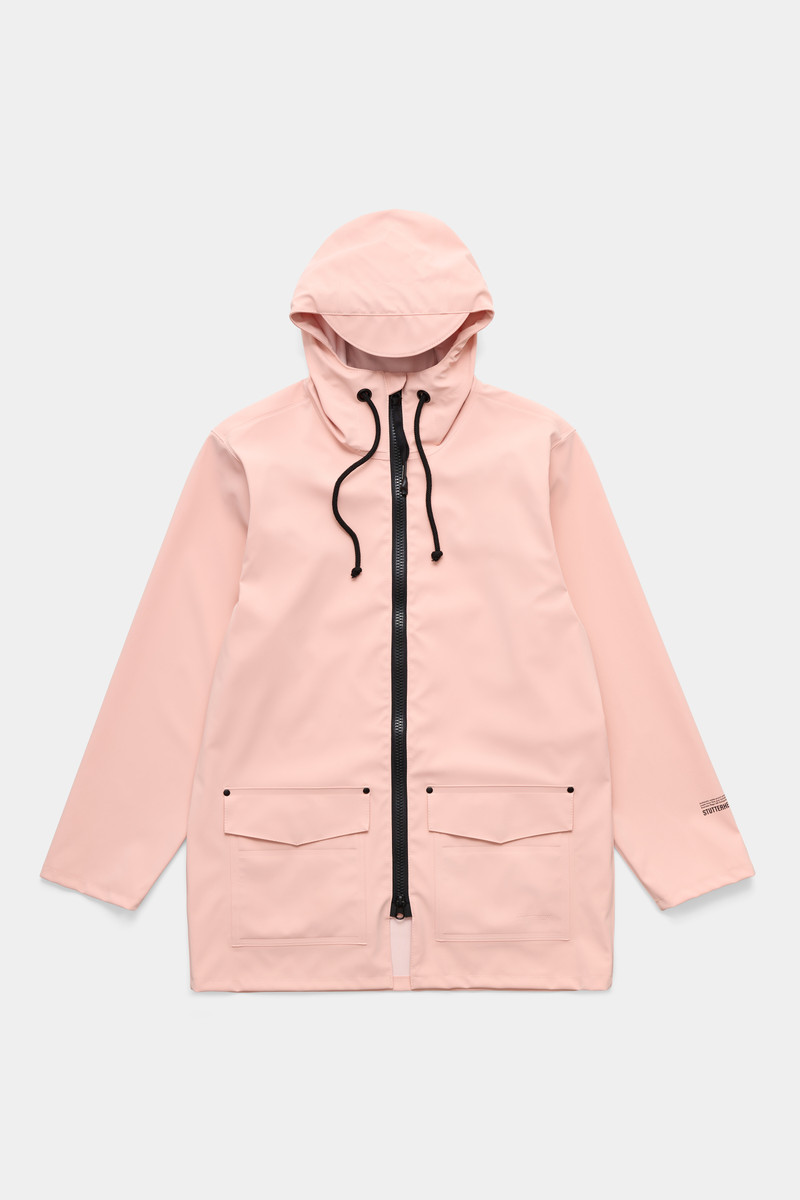 Stockholm Patch Raincoat Pale Pink 4