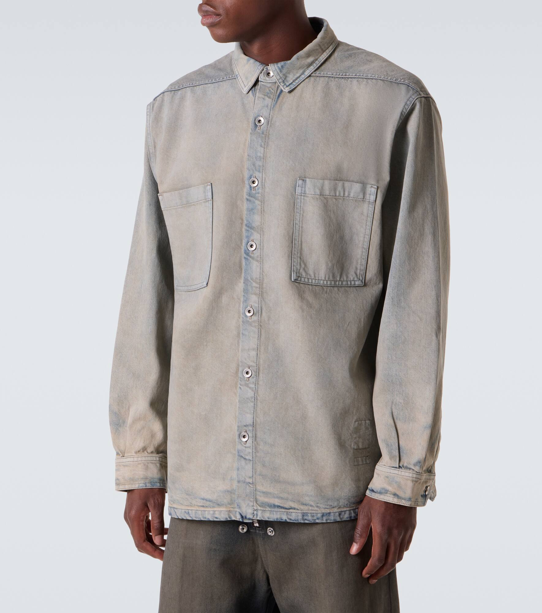 Faded denim shirt - 3