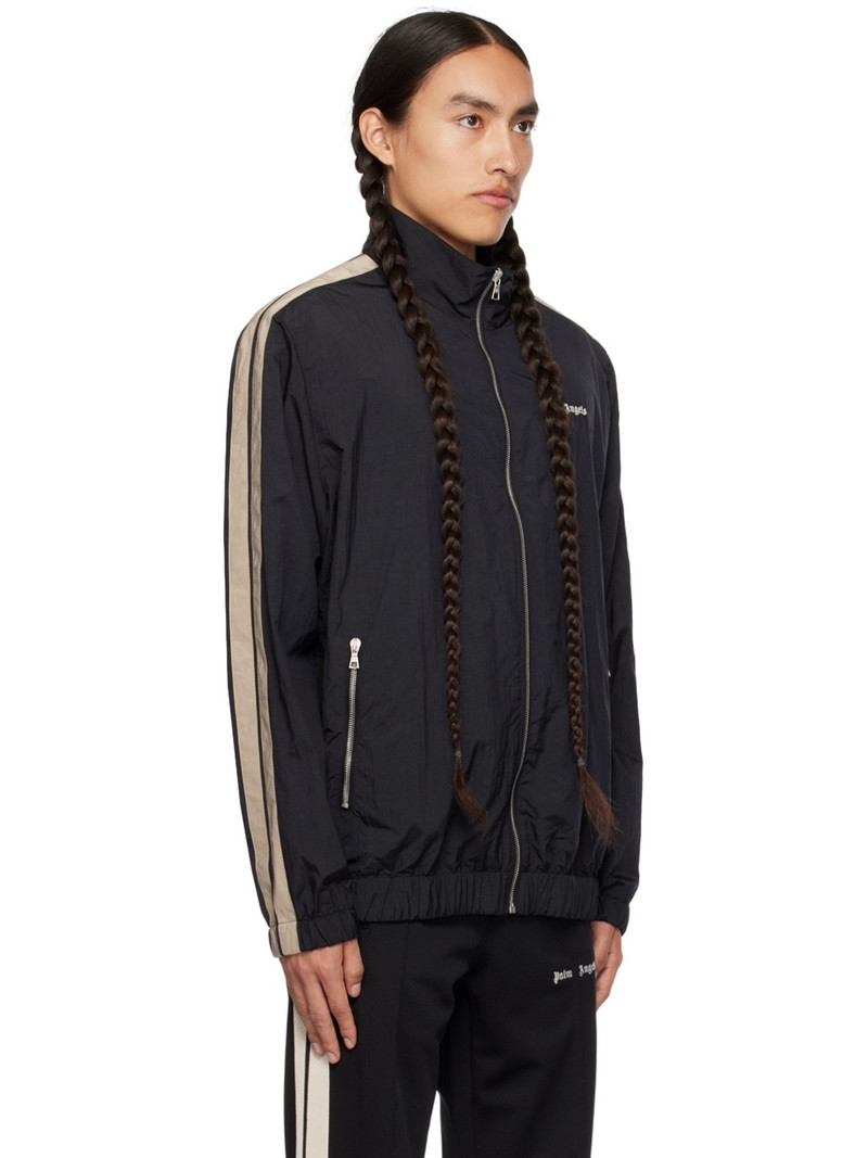 Black Embroidered Track Jacket 2