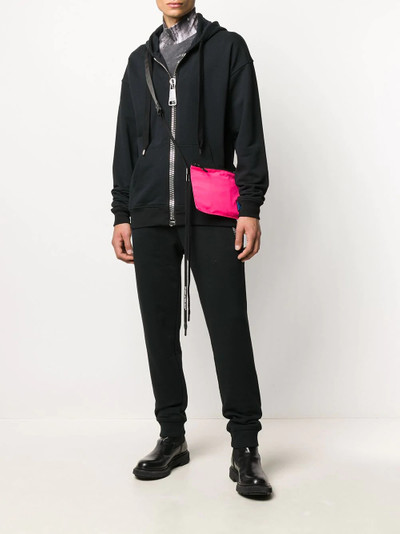 Moschino maxi-zip track pants outlook