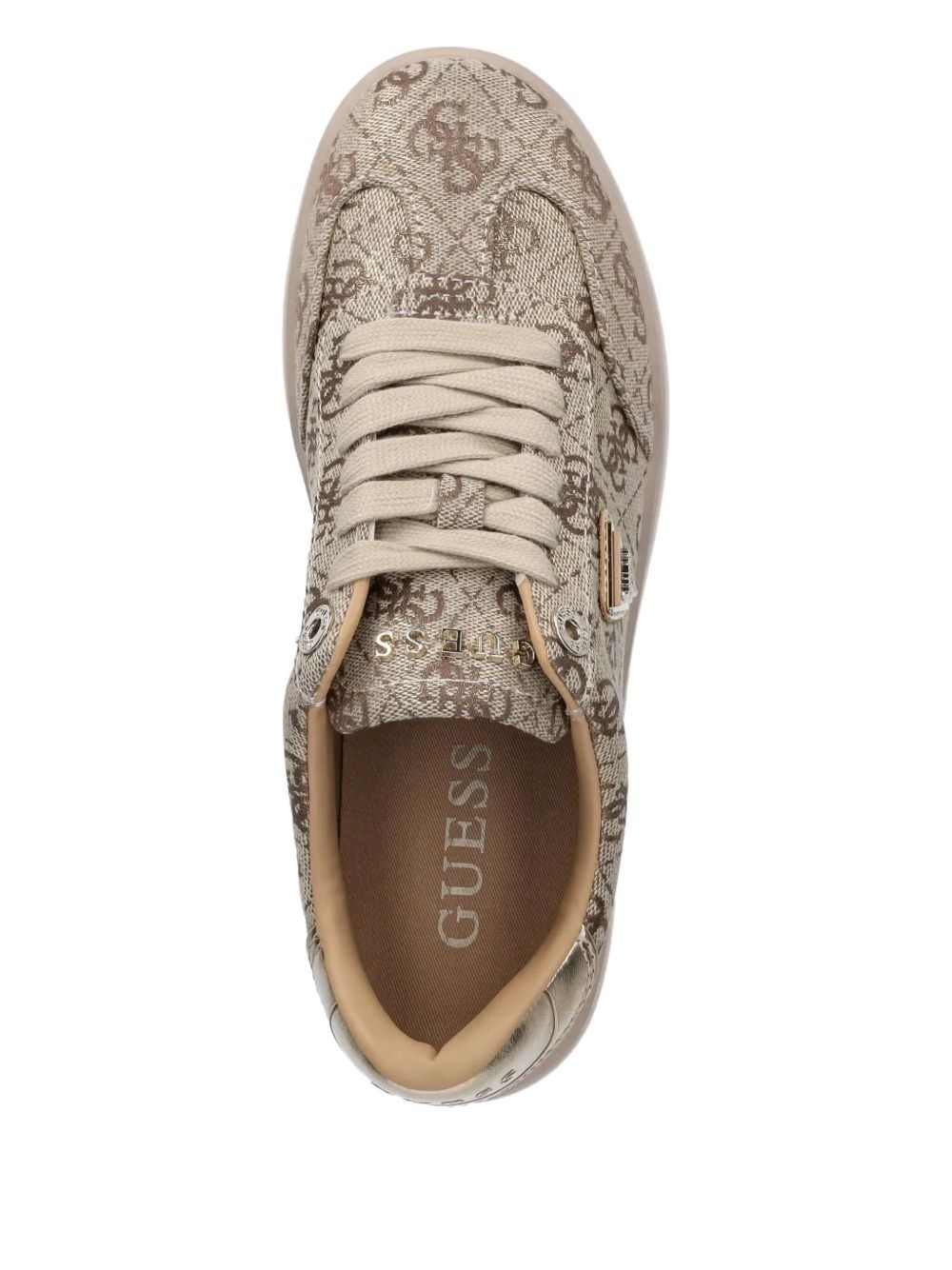 Jazlie monogram-embellished sneakers - 4
