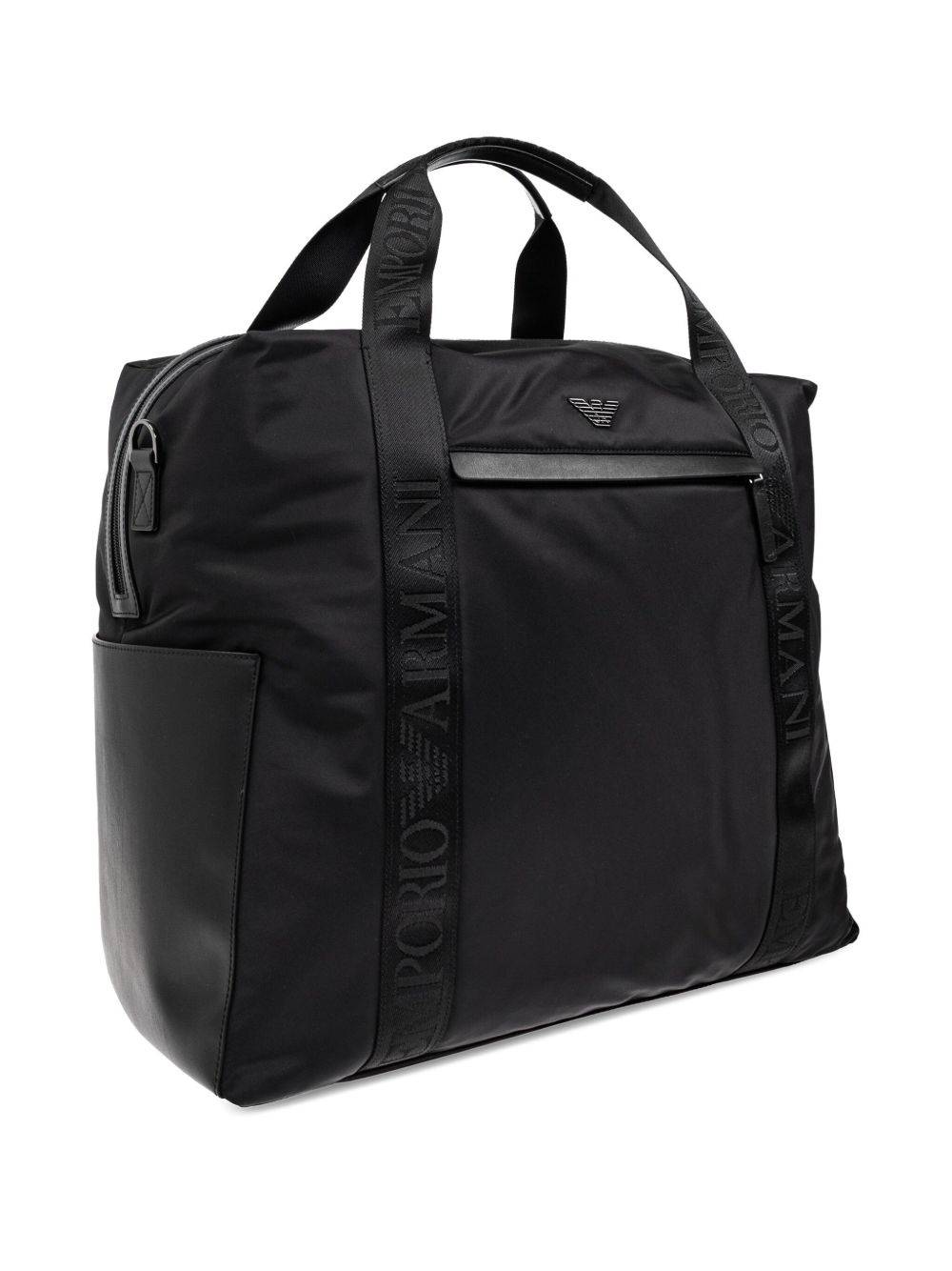 logo-plaque tote bag - 4
