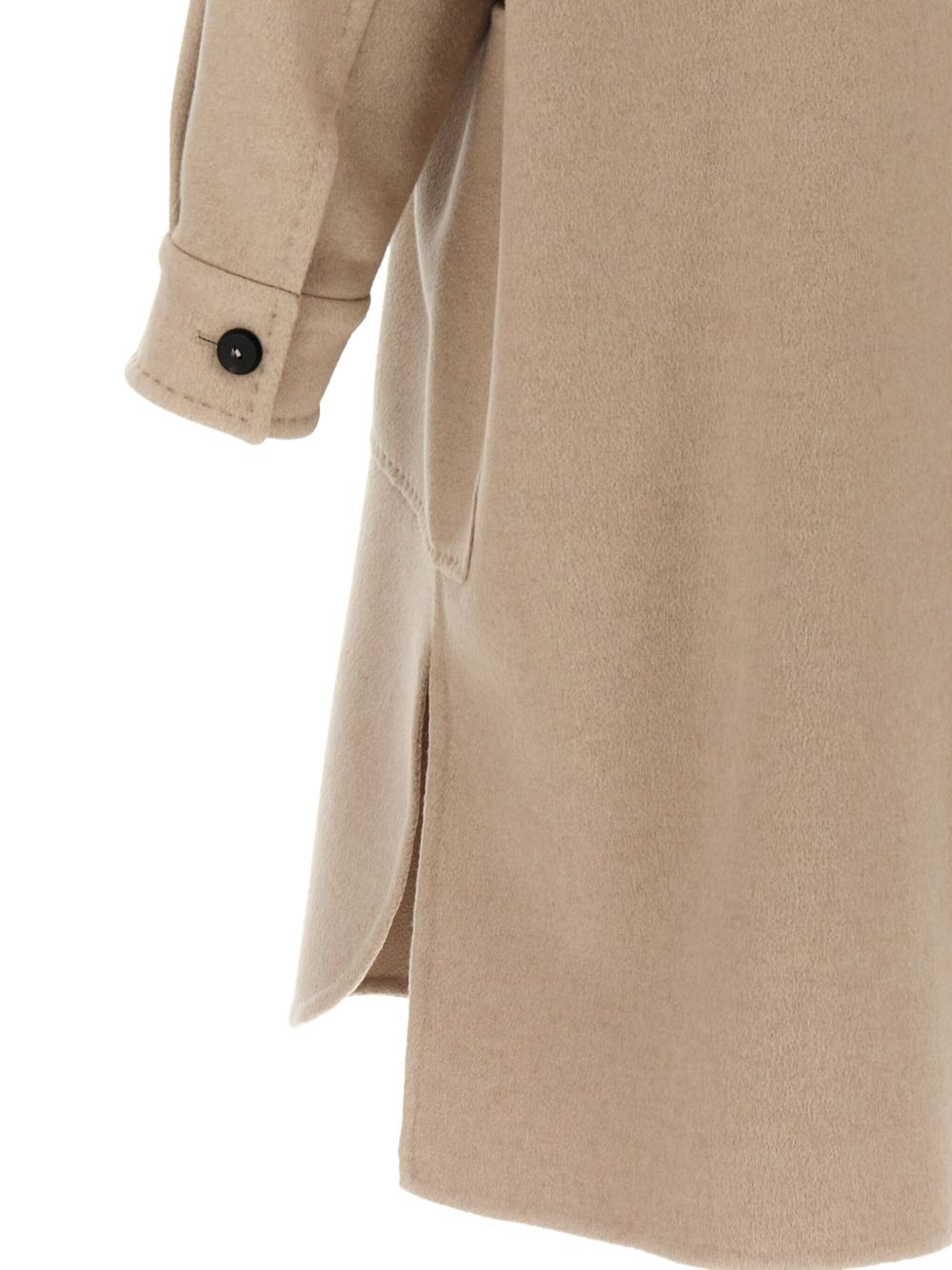 cashmere chemise coat - 4