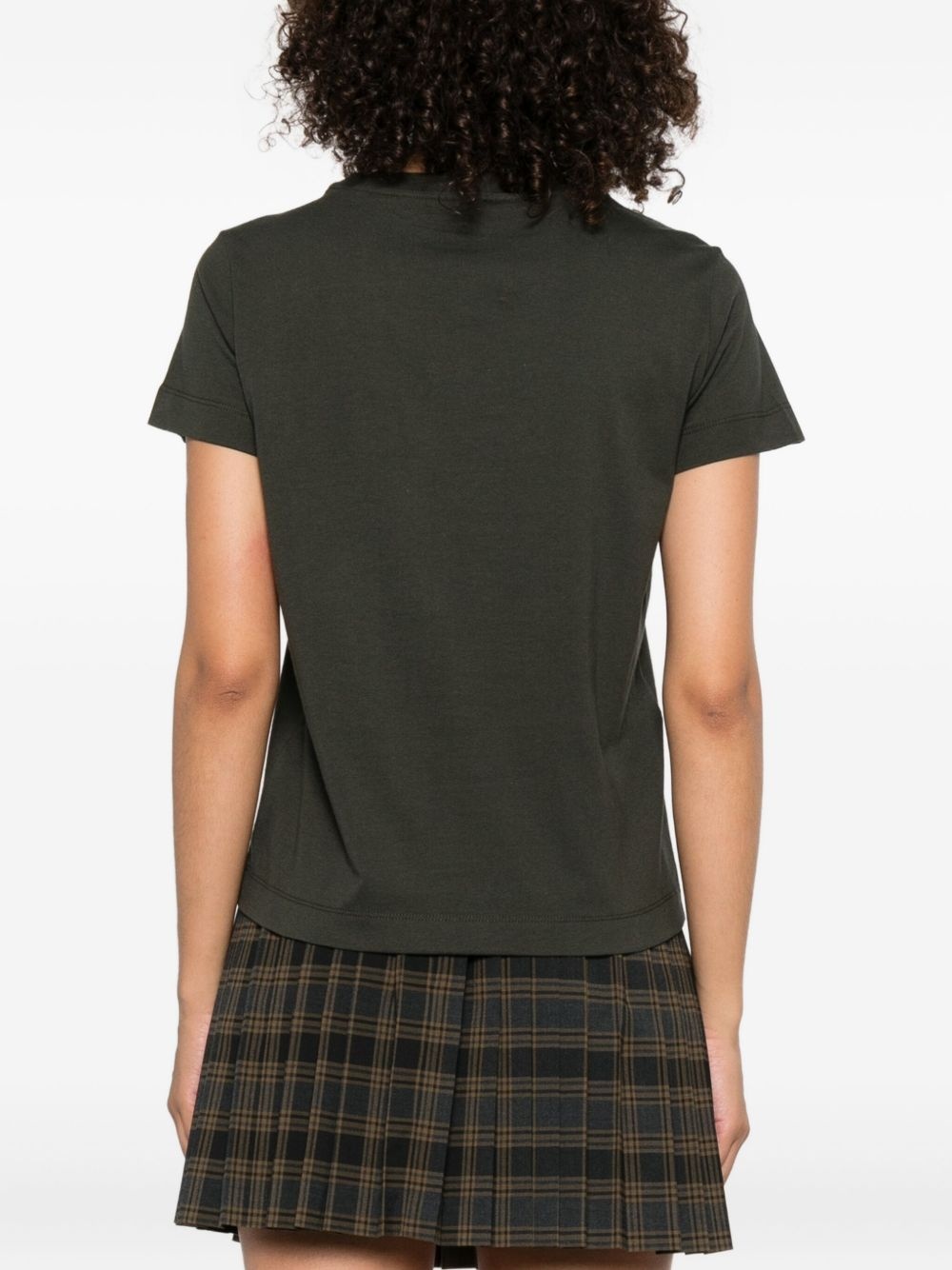 short-sleeve cotton top - 4