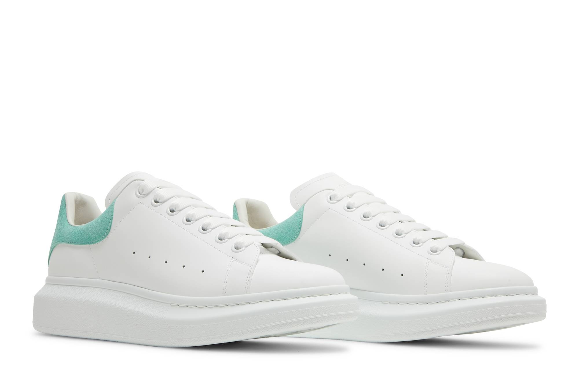Alexander McQueen Oversized Sneaker 'White Teal' - 8