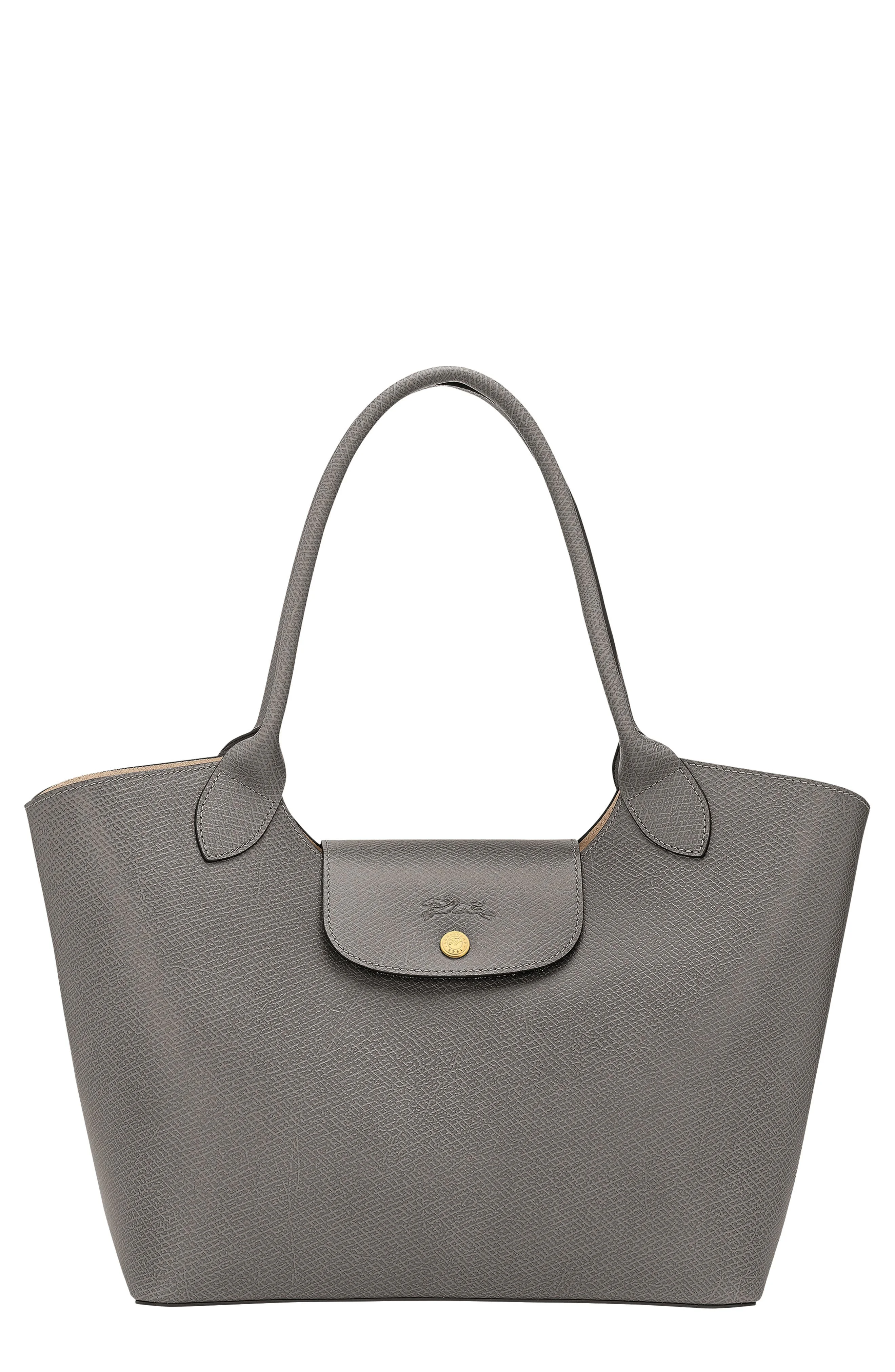 Longchamp Épure Leather Shoulder Tote in Turtledove at Nordstrom - 1