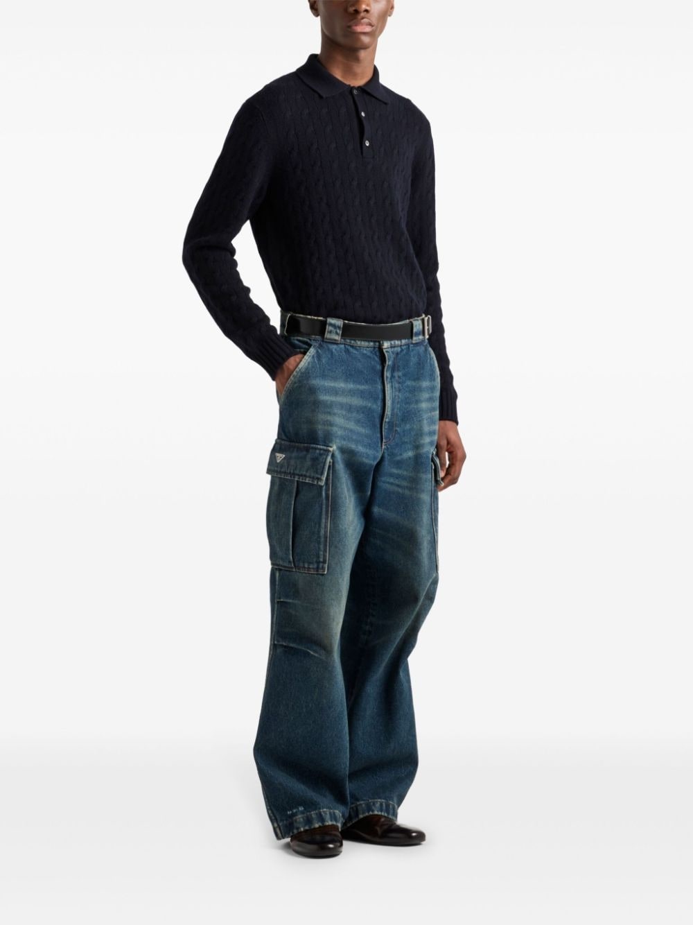 cashmere polo shirt - 2