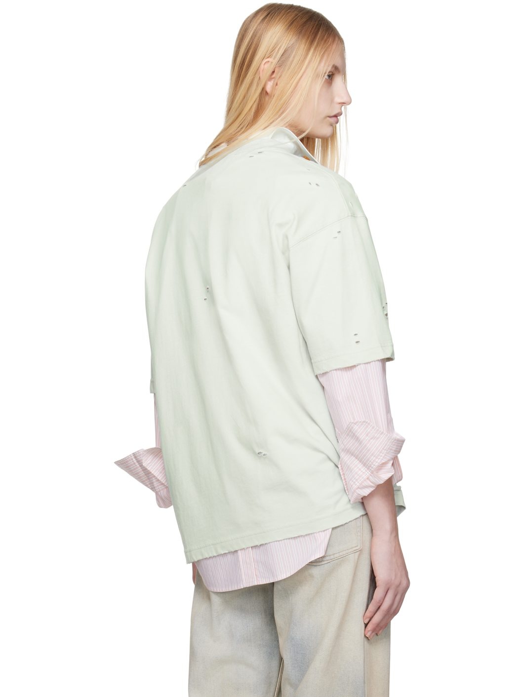 Blue Relaxed Fit Logo T-shirt - 3