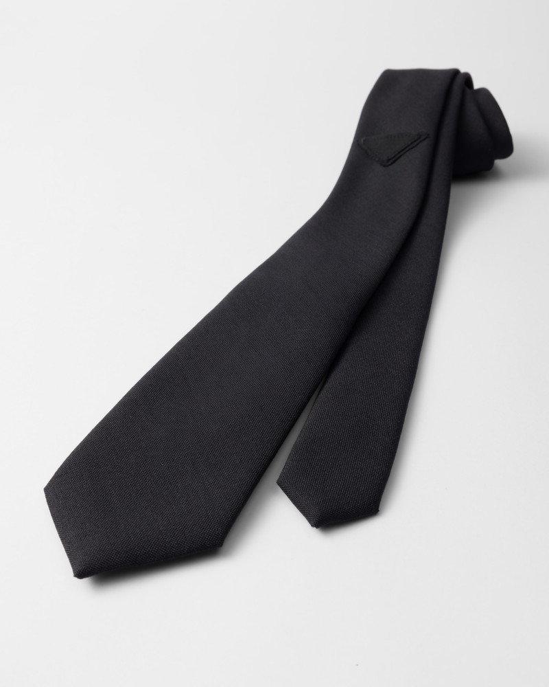 Prada Mohair and silk tie outlook