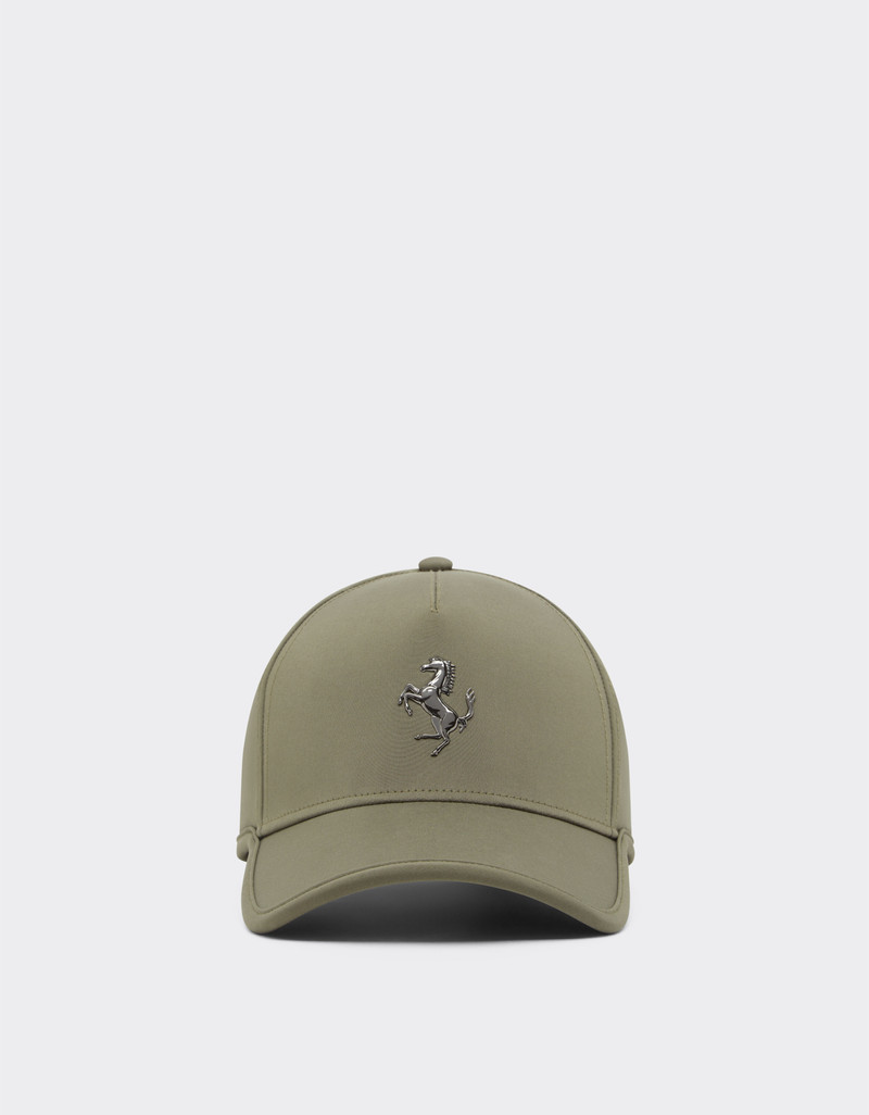 Baseball cap with metal Prancing Horse 1