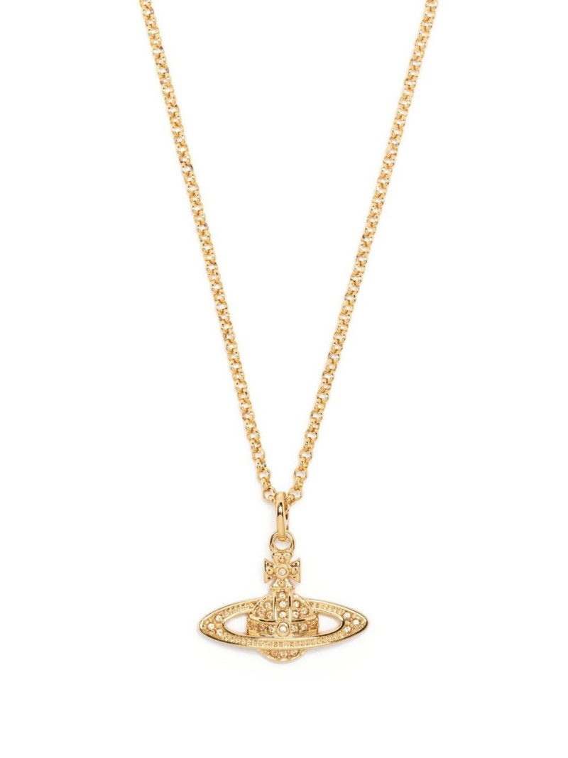 ORB-PENDANT CRYSTAL-EMBELLISHED NECKLACE 3