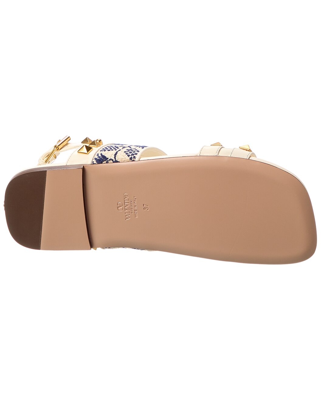Valentino Rockstud Leather Sandal - 4