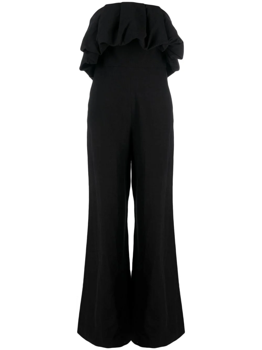 puffball-design strapless jumpsuit - 1