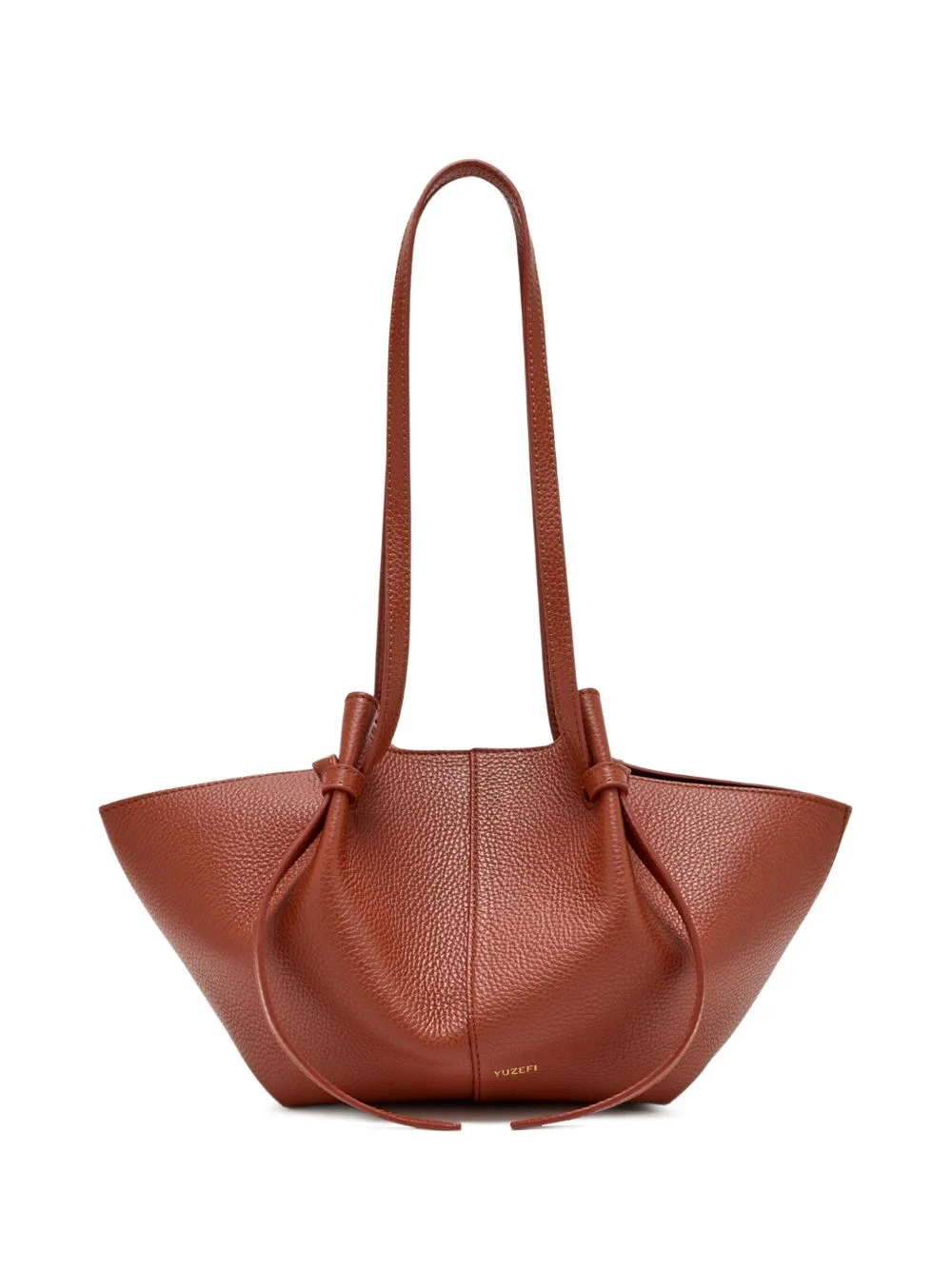 knotted-handle tote bag - 1