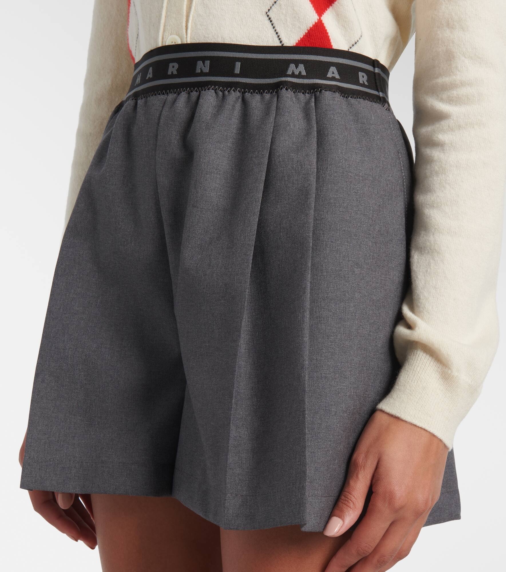 Virigin wool shorts - 4