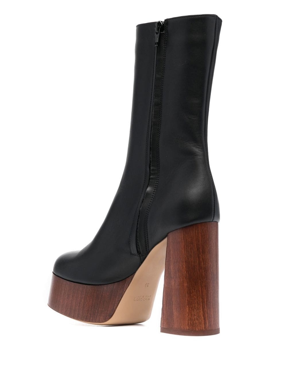 Rosie 120mm platform mid-calf boots - 3