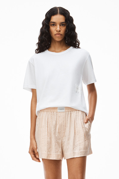 Alexander Wang PUFF LOGO TEE IN COTTON JERSEY outlook