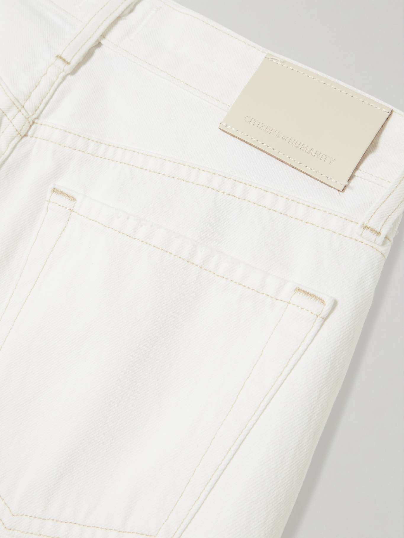 Miro Relaxed high-rise barrel-leg jeans White - 6