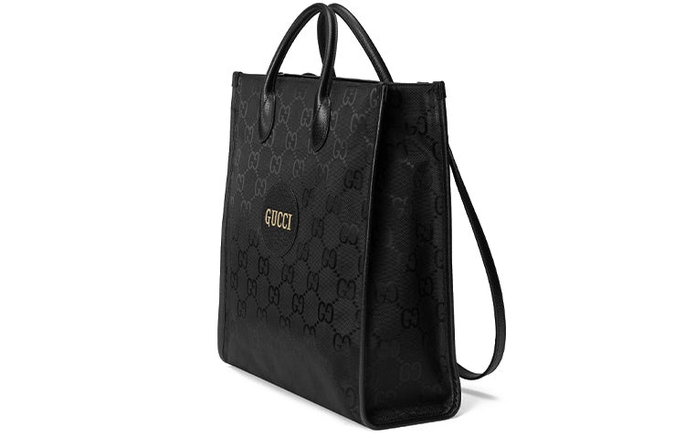 Gucci Off The Grid OTG Environmental Friendly Series Logo Leather Logo Nylon Large Capacity handbag  - 3