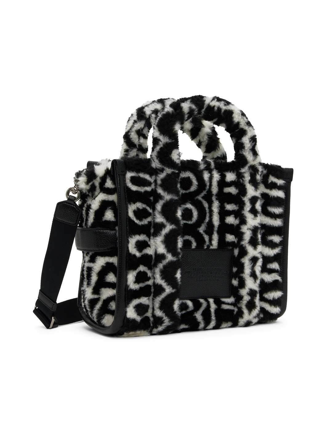 Black & White 'The Monogram Teddy Medium' Tote - 2