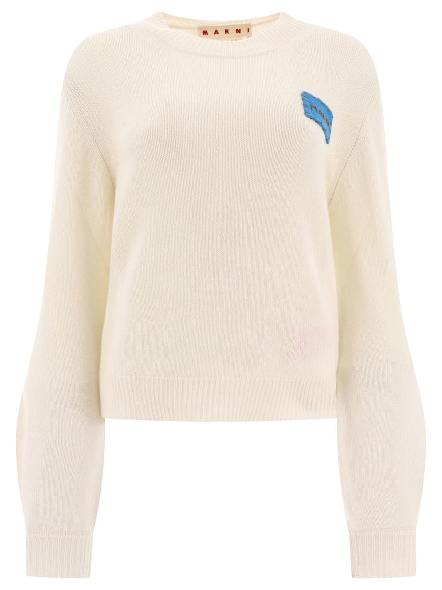 Marni MARNI CASHMERE SWEATER WITH PATCH - 1