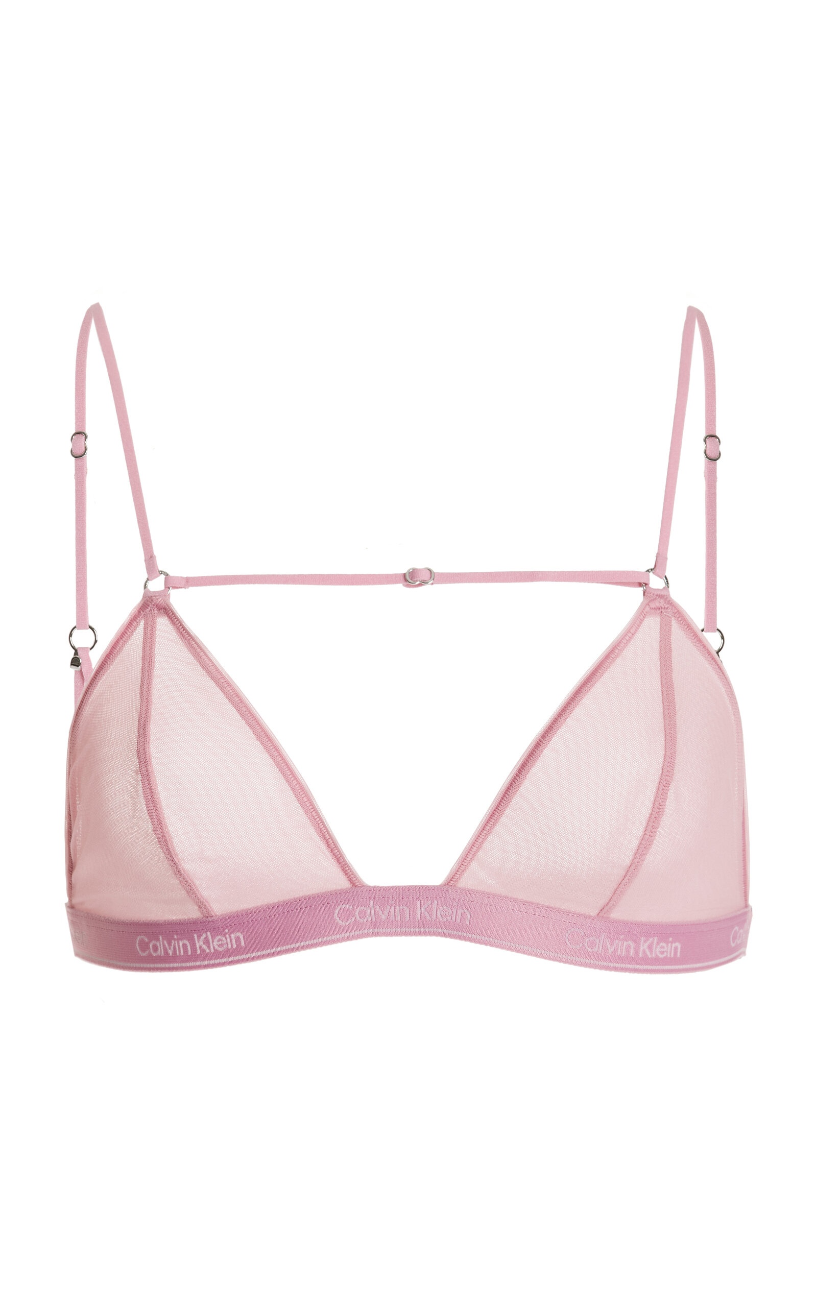 Nensi Dojaka for Calvin Klein Mesh Triangle Bra pink - 1