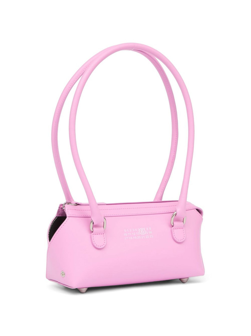 mini Bauletto J zip leather shoulder bag 5