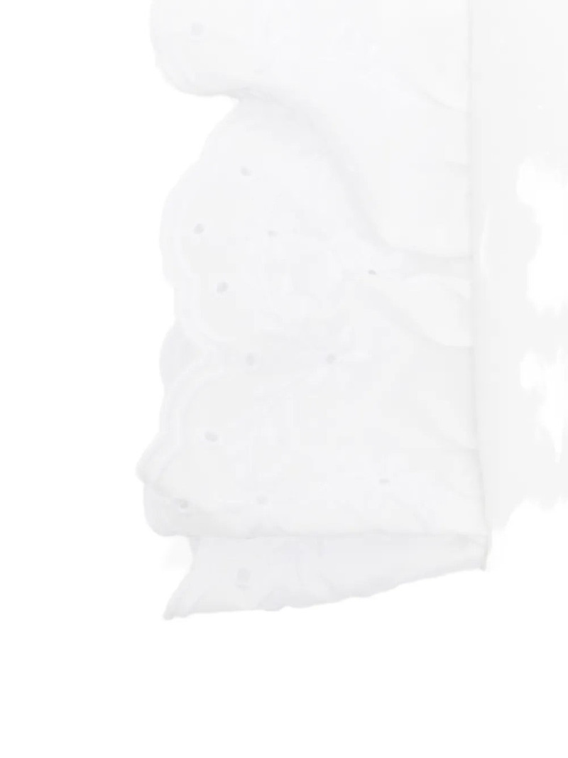 PILLOWCASE CLUTCH BAG WITH DAISY - WHITE 4