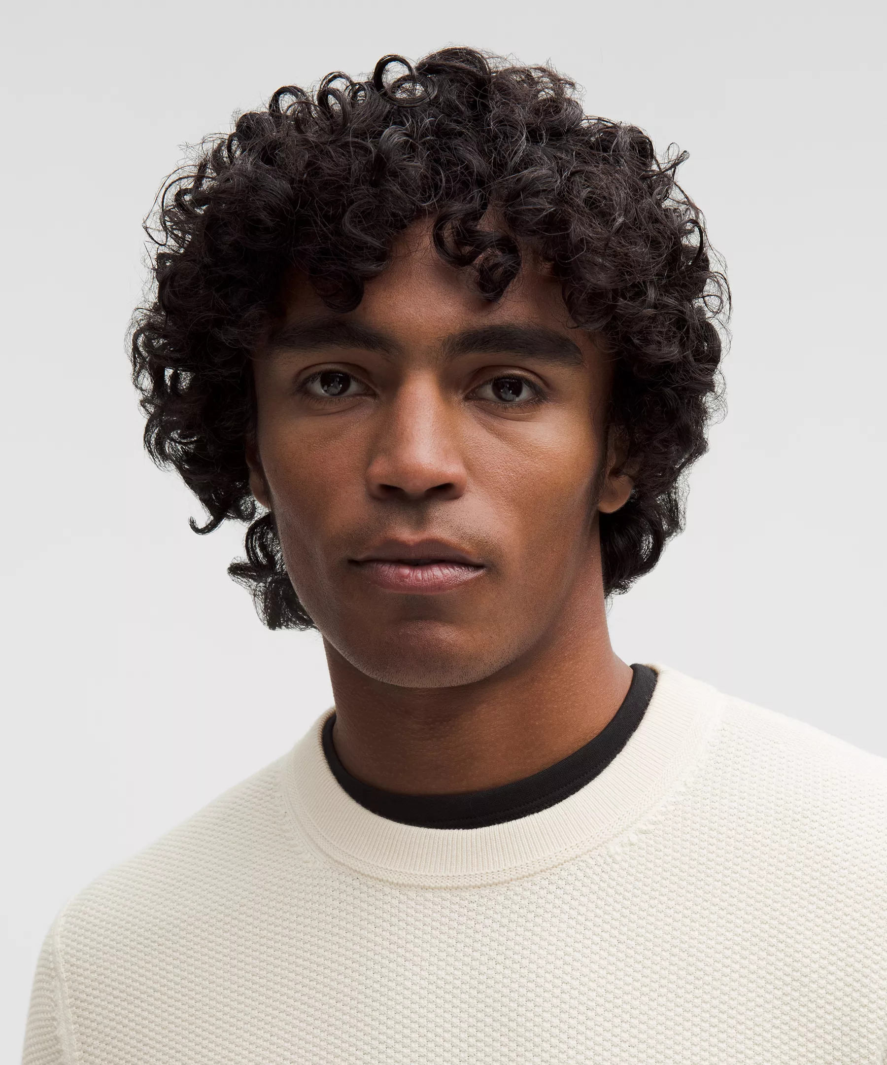 Textured Knit Crewneck Sweater - 4