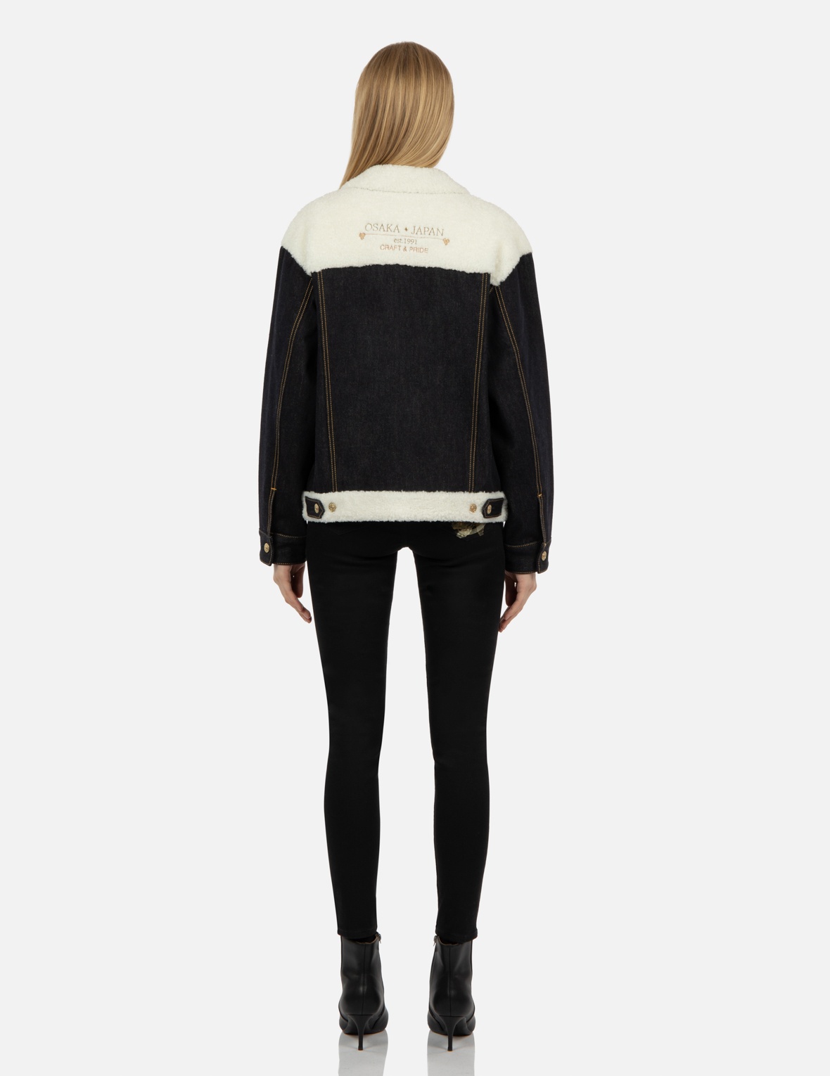 SHERPA BLOCKING DENIM JACKET - 6