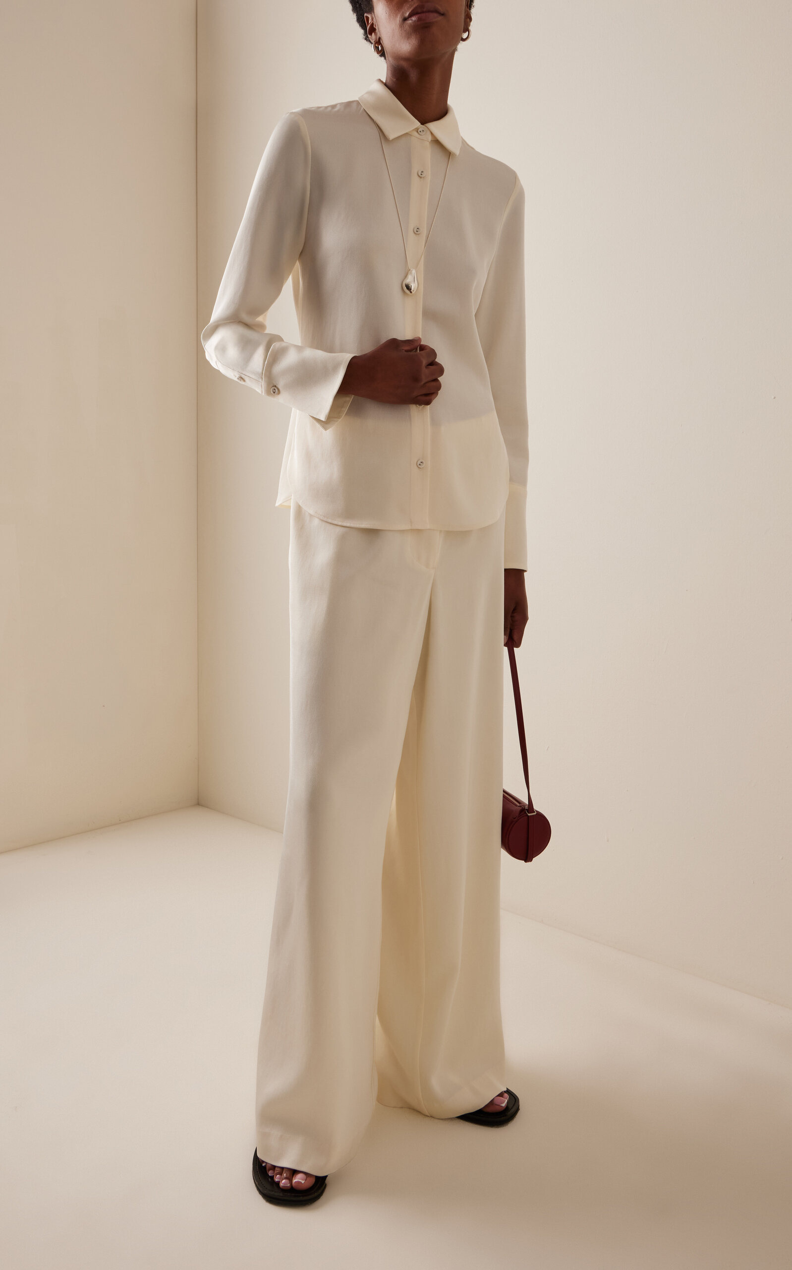 Maddi Twill Shirt ivory - 3