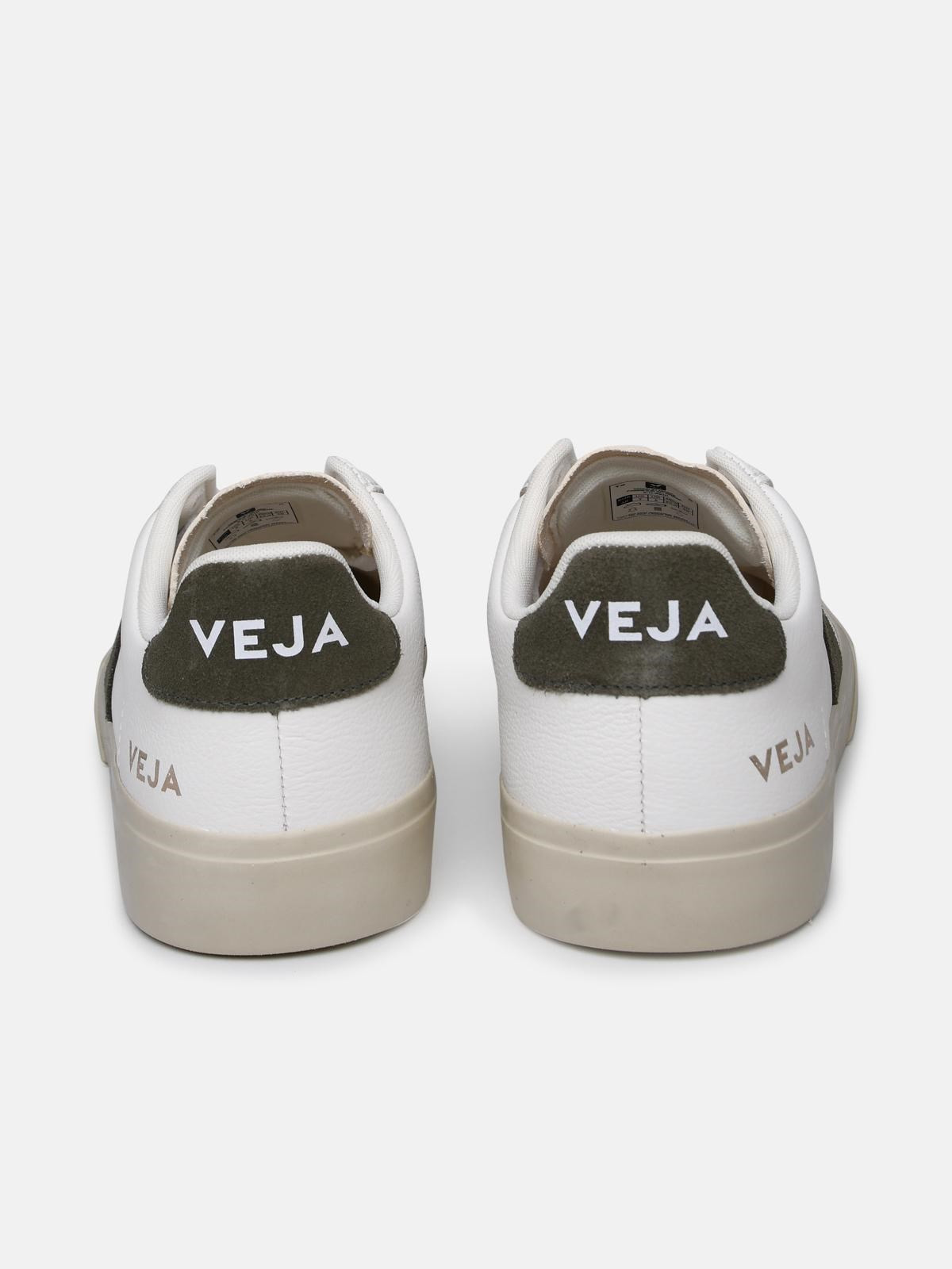 Ivory ChromeFree leather field sneakers - 4