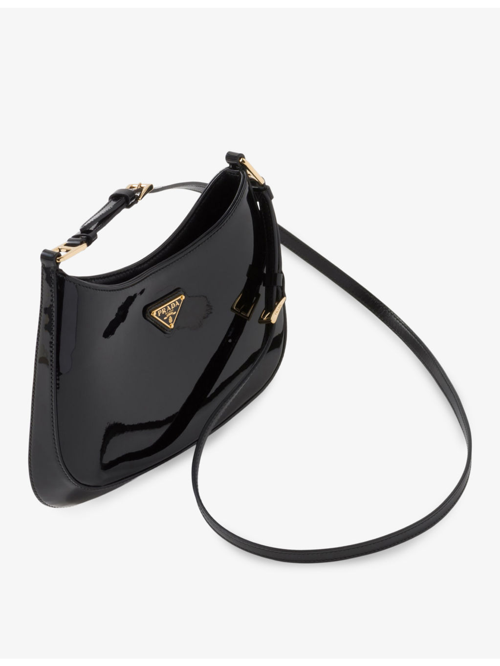 Cleo patent-leather shoulder bag - 6