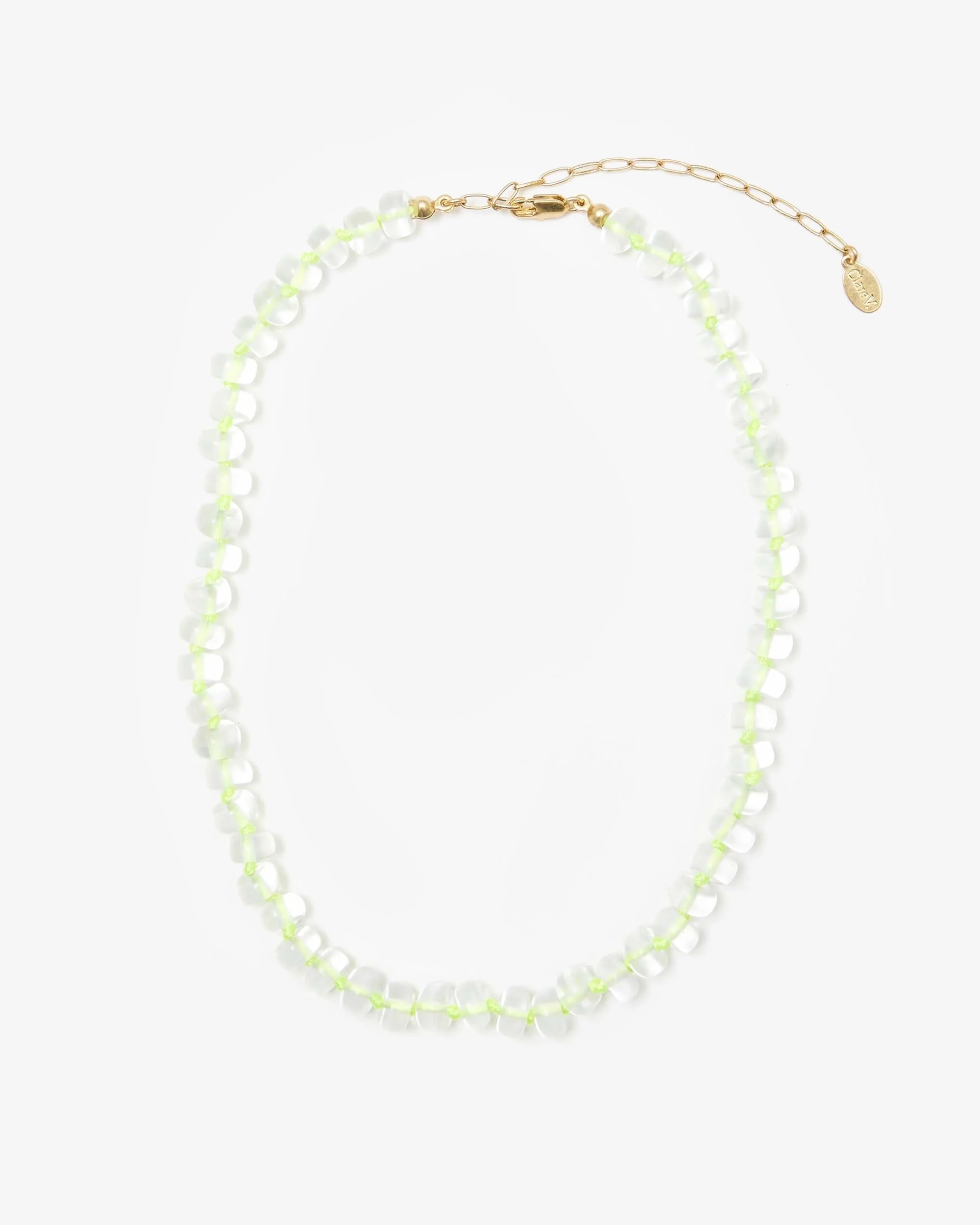 Stone Slice Necklace - 1