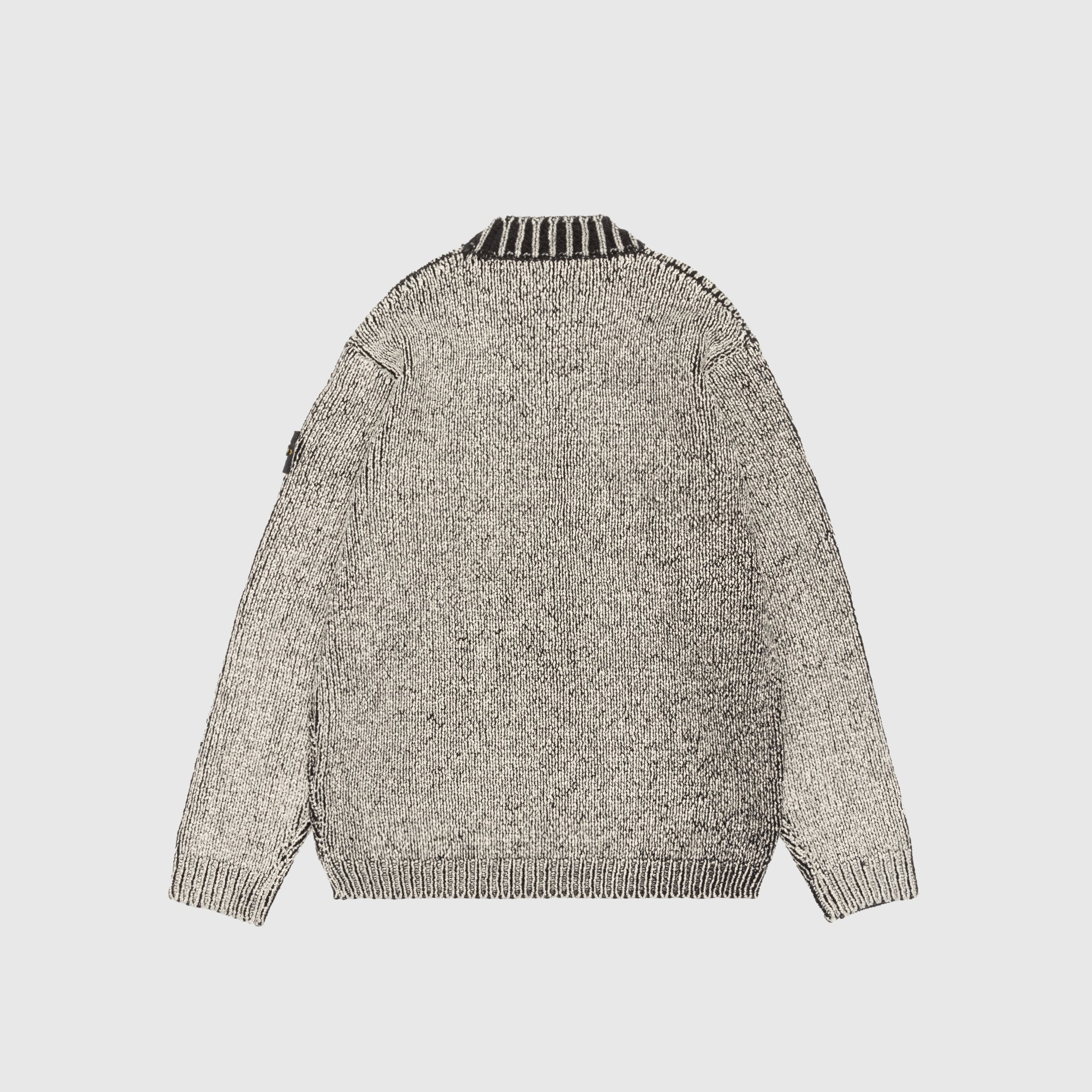 COTTON CHENILLE MOCK NECK SWEATER - 6