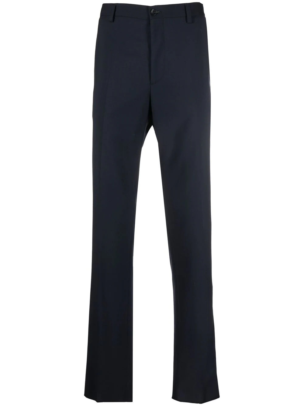 straight-leg virgin-wool trousers - 1