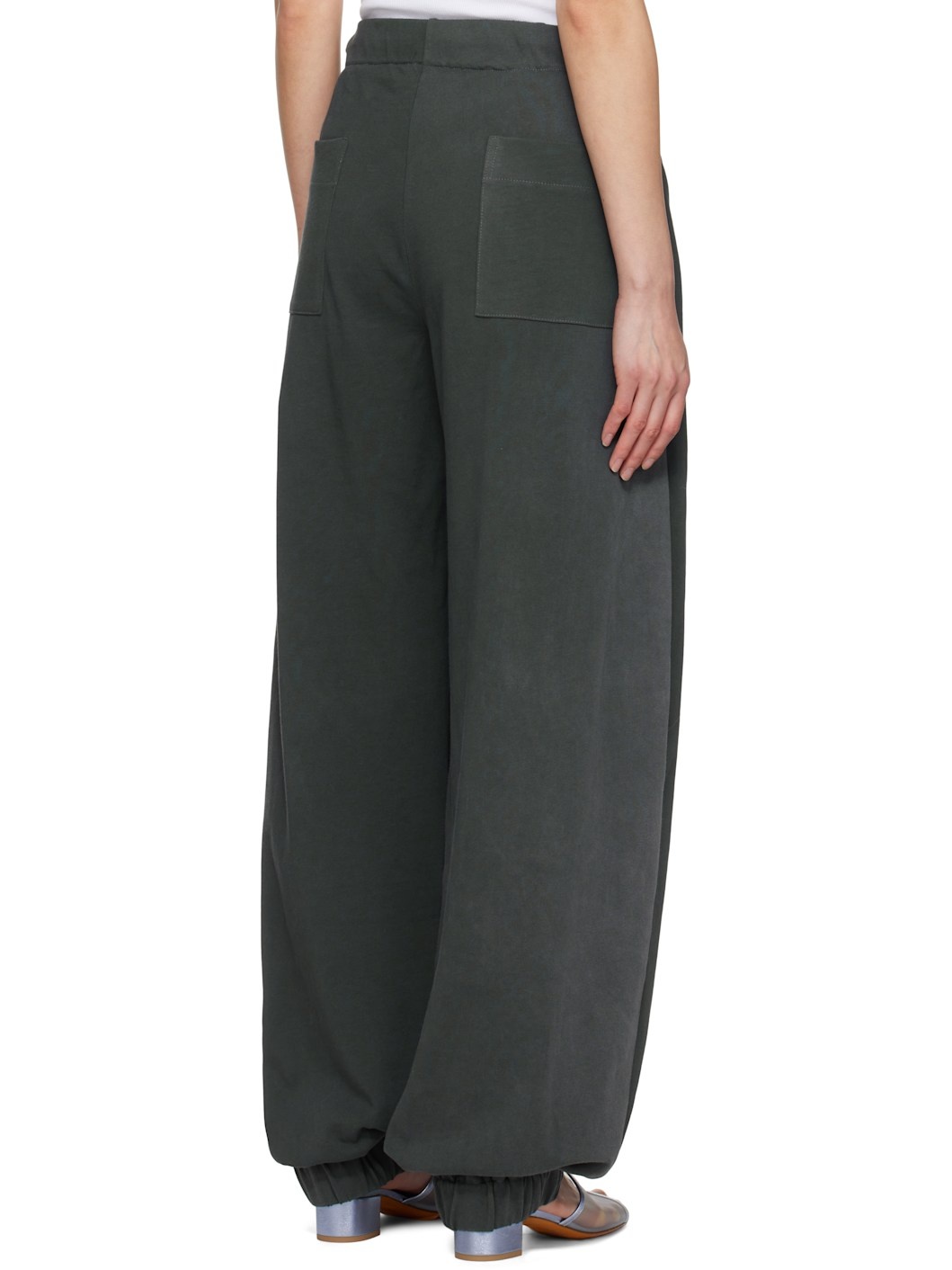 Gray Light Cotton Sweatpants - 3