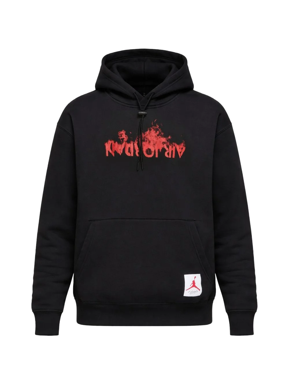 Retro 4 graphic-print drawstring hoodie - 1