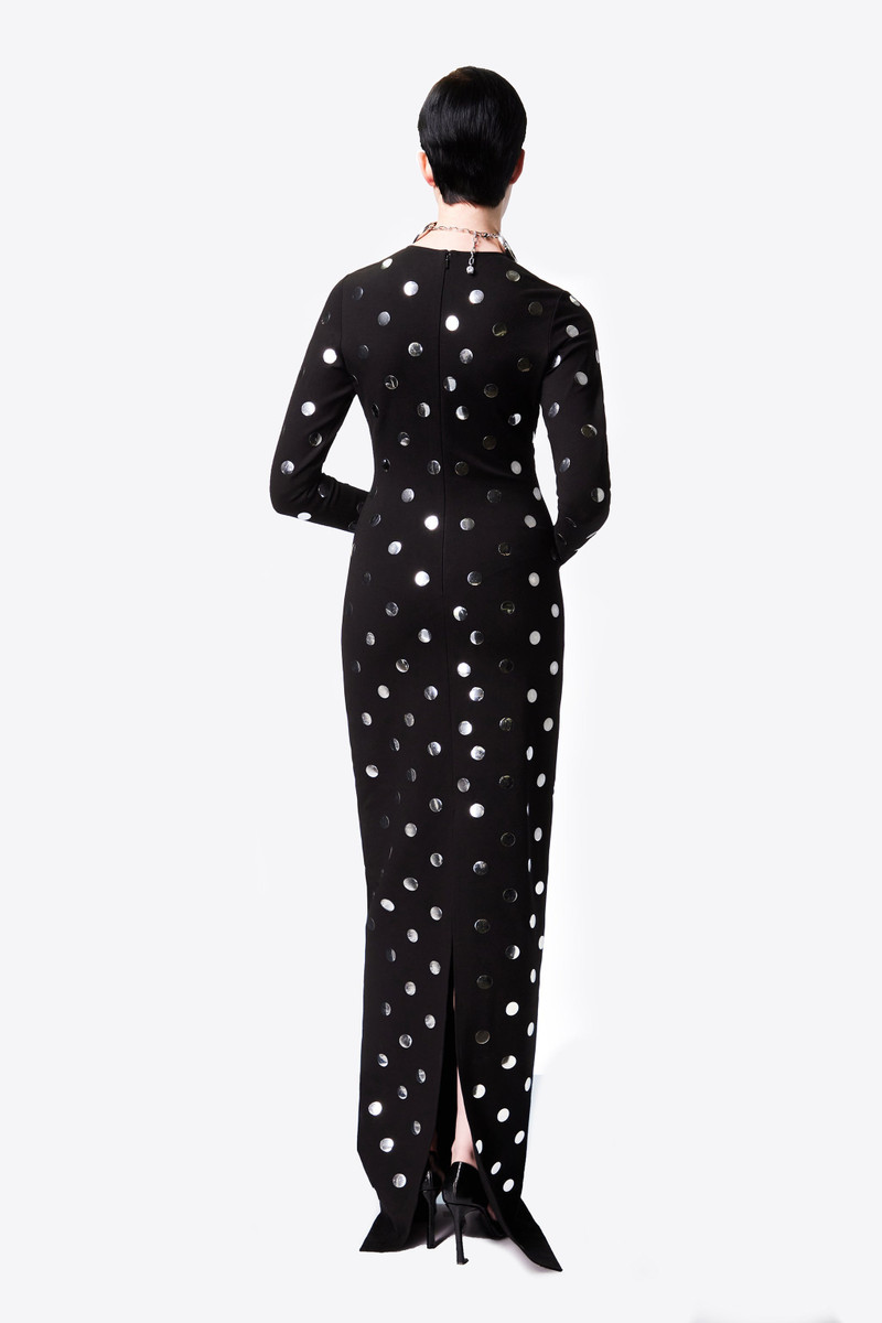 POLKA DOT LONG SLEEVE GOWN 5
