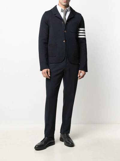 Thom Browne 4-Bar knit blazer outlook