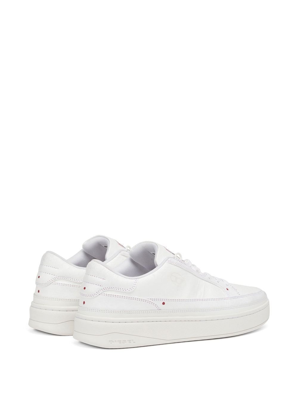 logo-patch low-top sneakers - 3