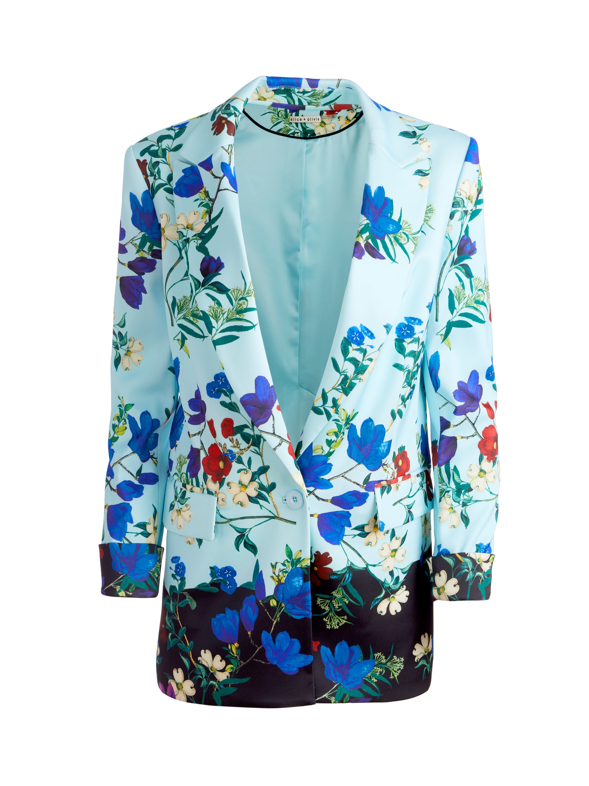 JUSTINE ROLLED CUFF BLAZER - 1
