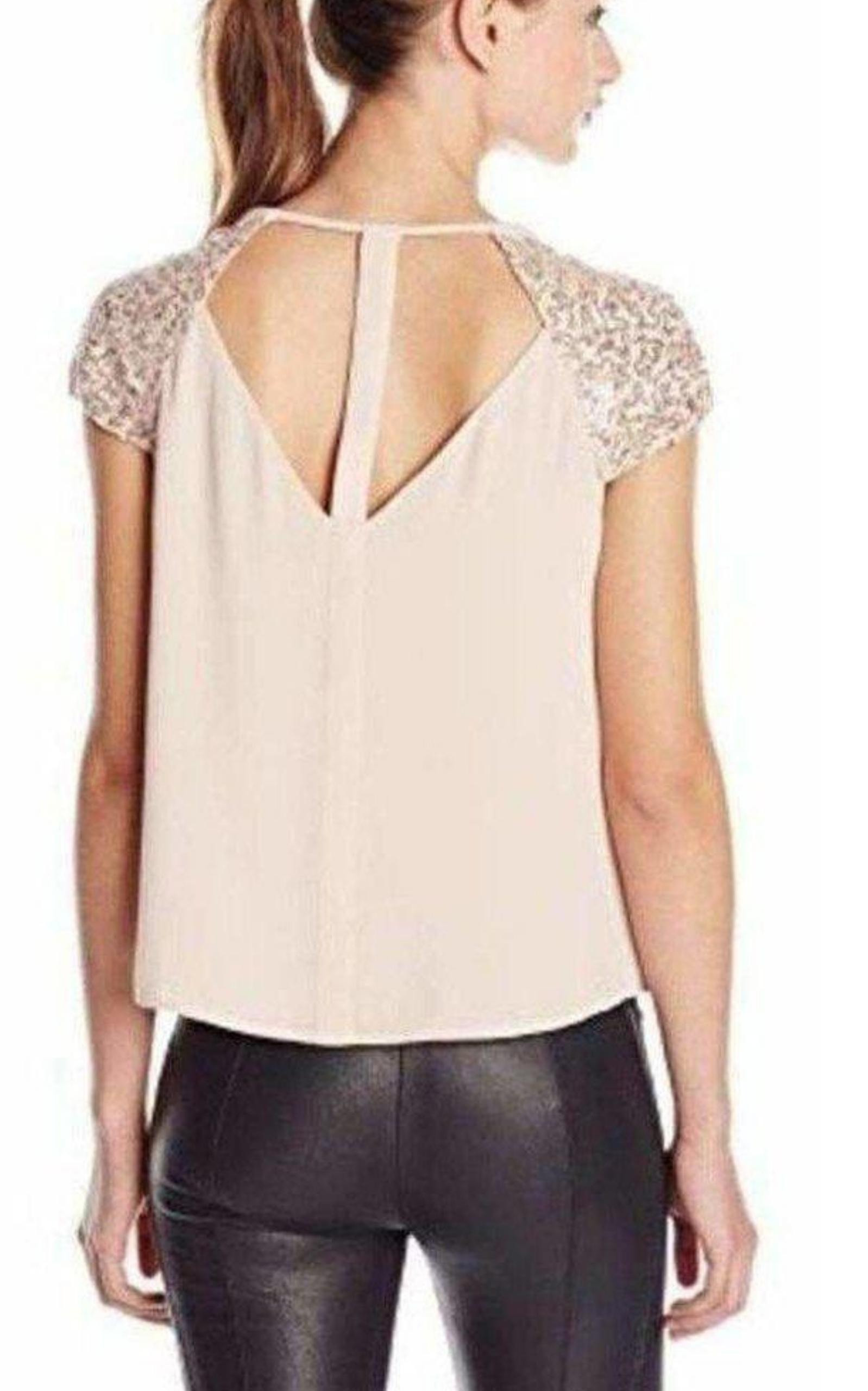 BCBGMAXAZRIA - Sierra Woven Burnout Top - 2